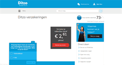 Desktop Screenshot of ditzo.nl