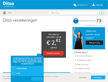 Tablet Screenshot of ditzo.nl